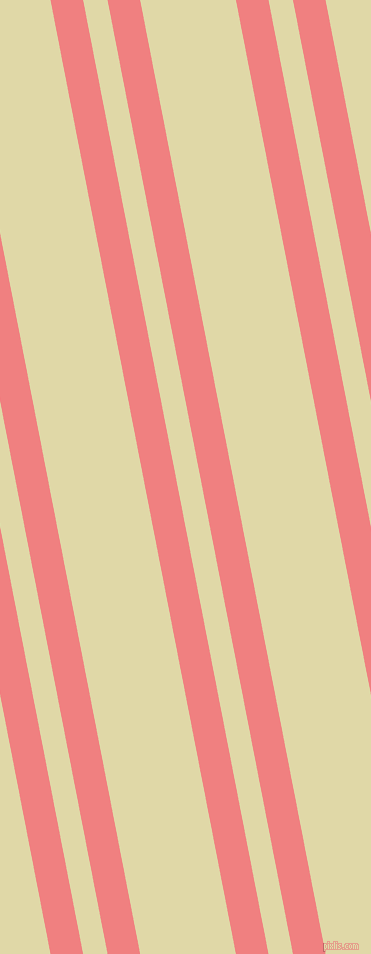 101 degree angles dual stripes lines, 32 pixel lines width, 24 and 94 pixels line spacing, Light Coral and Mint Julep dual two line striped seamless tileable