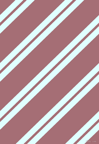 44 degree angles dual stripes line, 19 pixel line width, 8 and 72 pixels line spacing, Light Cyan and Turkish Rose dual two line striped seamless tileable