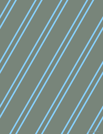 60 degree angle dual stripe line, 5 pixel line width, 12 and 51 pixel line spacing, Light Sky Blue and Blue Smoke dual two line striped seamless tileable