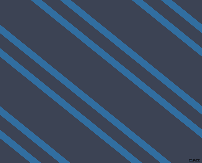 141 degree angles dual stripes lines, 22 pixel lines width, 38 and 126 pixels line spacing, Lochmara and Blue Zodiac dual two line striped seamless tileable