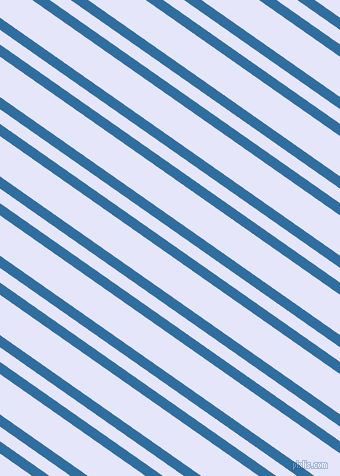145 degree angle dual striped line, 10 pixel line width, 12 and 33 pixel line spacing, Lochmara and Lavender dual two line striped seamless tileable