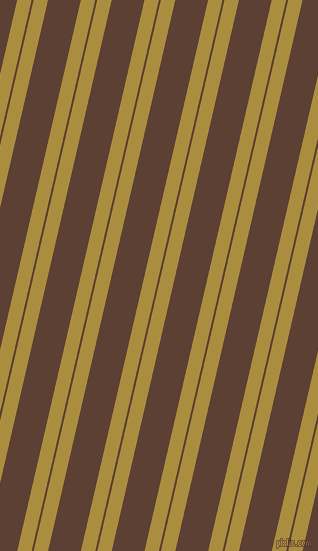 77 degree angle dual stripe lines, 14 pixel lines width, 2 and 32 pixel line spacing, Luxor Gold and Very Dark Brown dual two line striped seamless tileable