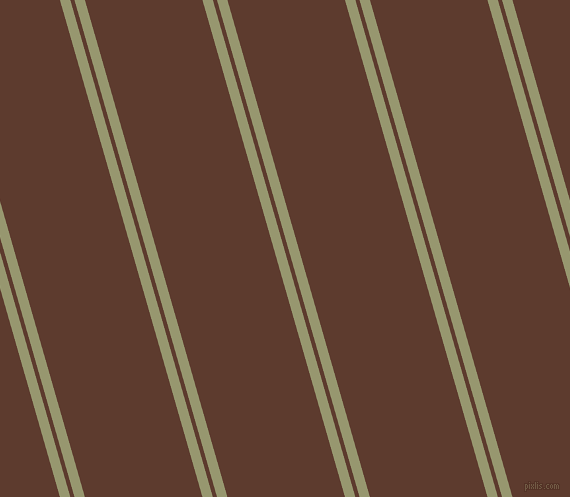 106 degree angle dual striped lines, 10 pixel lines width, 4 and 113 pixel line spacing, Malachite Green and Cioccolato dual two line striped seamless tileable