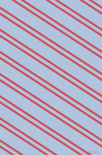 147 degree angle dual striped lines, 7 pixel lines width, 10 and 39 pixel line spacing, Mandy and Light Steel Blue dual two line striped seamless tileable