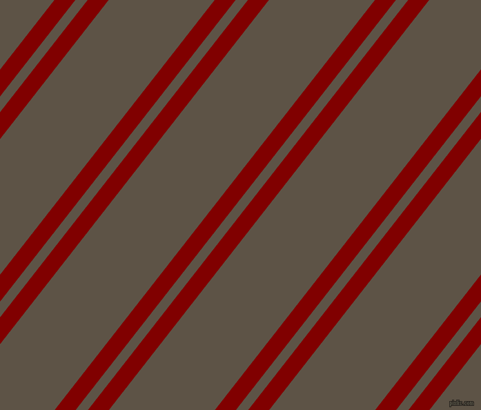 52 degree angle dual stripe lines, 24 pixel lines width, 14 and 121 pixel line spacing, Maroon and Judge Grey dual two line striped seamless tileable