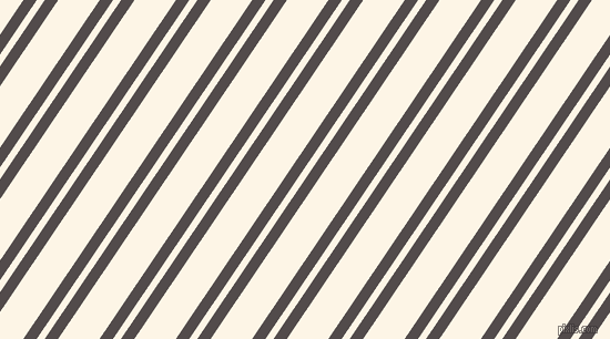 56 degree angle dual striped line, 10 pixel line width, 6 and 31 pixel line spacing, Matterhorn and Old Lace dual two line striped seamless tileable