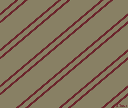 40 degree angle dual stripe line, 7 pixel line width, 14 and 68 pixel line spacing, Monarch and Olive Haze dual two line striped seamless tileable