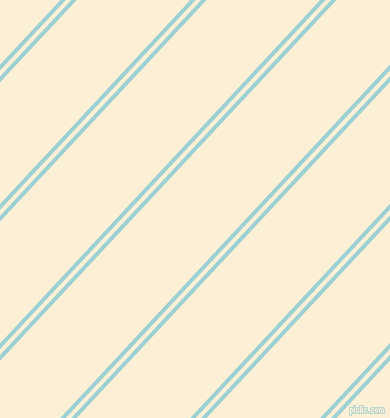 47 degree angles dual stripe lines, 4 pixel lines width, 4 and 83 pixels line spacing, Morning Glory and Half Dutch White dual two line striped seamless tileable
