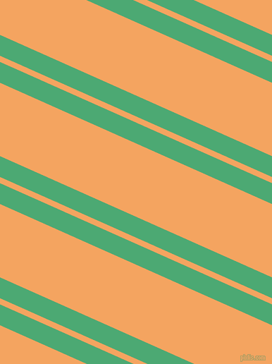 156 degree angles dual striped line, 27 pixel line width, 8 and 95 pixels line spacing, Ocean Green and Sandy Brown dual two line striped seamless tileable
