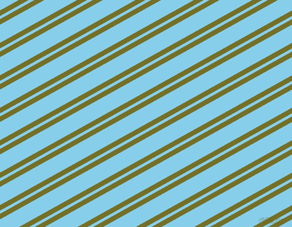 29 degree angle dual stripes line, 7 pixel line width, 4 and 23 pixel line spacing, Olivetone and Sky Blue dual two line striped seamless tileable