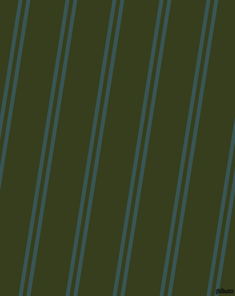 81 degree angle dual stripe line, 8 pixel line width, 8 and 71 pixel line spacing, Oracle and Turtle Green dual two line striped seamless tileable
