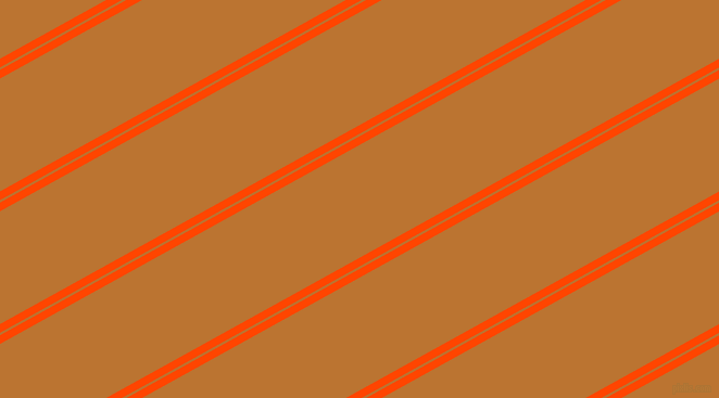 29 degree angle dual striped lines, 7 pixel lines width, 2 and 91 pixel line spacing, Orange Red and Meteor dual two line striped seamless tileable