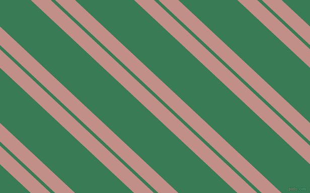 137 degree angles dual stripes line, 27 pixel line width, 6 and 80 pixels line spacing, Oriental Pink and Amazon dual two line striped seamless tileable