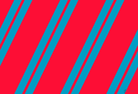 64 degree angle dual stripe line, 23 pixel line width, 8 and 82 pixel line spacing, Pacific Blue and Torch Red dual two line striped seamless tileable