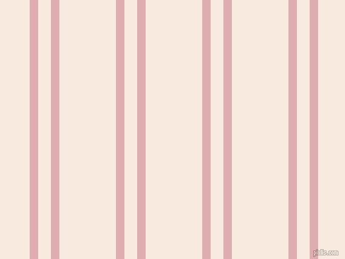 vertical dual lines stripe, 12 pixel lines width, 18 and 80 pixel line spacing, Pale Chestnut and Chardon dual two line striped seamless tileable