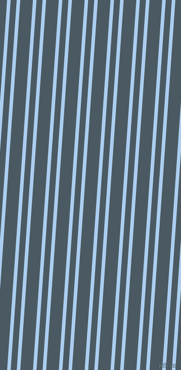 86 degree angle dual stripes lines, 7 pixel lines width, 12 and 25 pixel line spacing, Pale Cornflower Blue and Fiord dual two line striped seamless tileable