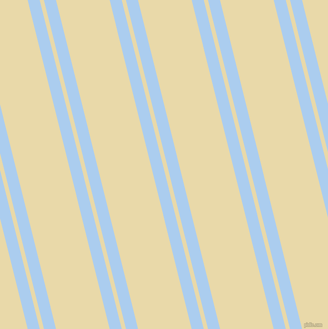 104 degree angles dual stripes line, 23 pixel line width, 8 and 102 pixels line spacing, Pale Cornflower Blue and Sidecar dual two line striped seamless tileable
