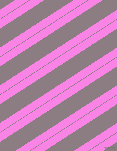 33 degree angle dual stripe line, 25 pixel line width, 2 and 52 pixel line spacing, Pale Magenta and Venus dual two line striped seamless tileable