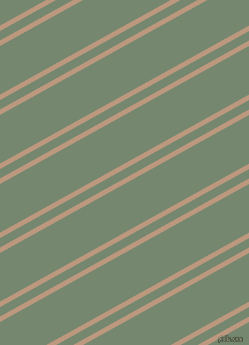 29 degree angle dual stripe lines, 7 pixel lines width, 12 and 62 pixel line spacing, Pale Taupe and Xanadu dual two line striped seamless tileable