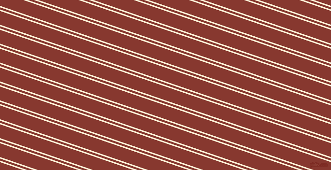 161 degree angles dual stripe lines, 3 pixel lines width, 4 and 27 pixels line spacing, Papaya Whip and Crab Apple dual two line striped seamless tileable