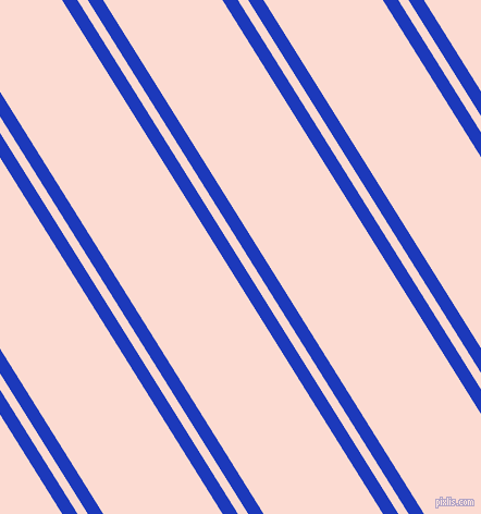 122 degree angles dual striped line, 12 pixel line width, 8 and 93 pixels line spacing, Persian Blue and Pippin dual two line striped seamless tileable
