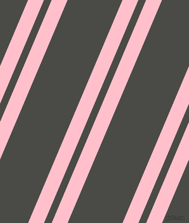67 degree angles dual striped lines, 29 pixel lines width, 14 and 100 pixels line spacing, Pink and Gravel dual two line striped seamless tileable