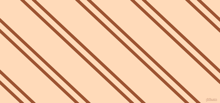 137 degree angles dual stripes lines, 10 pixel lines width, 16 and 88 pixels line spacing, Piper and Peach Puff dual two line striped seamless tileable