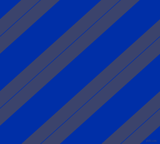 42 degree angle dual stripe lines, 42 pixel lines width, 2 and 93 pixel line spacing, Port Gore and International Klein Blue dual two line striped seamless tileable