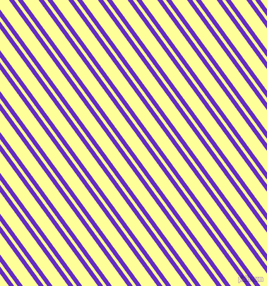 126 degree angles dual striped lines, 6 pixel lines width, 4 and 18 pixels line spacing, Purple Heart and Canary dual two line striped seamless tileable