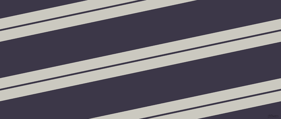 12 degree angles dual stripe line, 36 pixel line width, 6 and 123 pixels line spacing, Quill Grey and Martinique dual two line striped seamless tileable