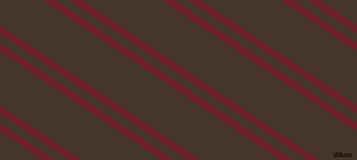 146 degree angles dual stripe line, 13 pixel line width, 16 and 89 pixels line spacing, Red Berry and Woodburn dual two line striped seamless tileable