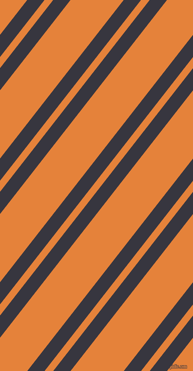 52 degree angles dual stripes line, 28 pixel line width, 14 and 86 pixels line spacing, Revolver and West Side dual two line striped seamless tileable