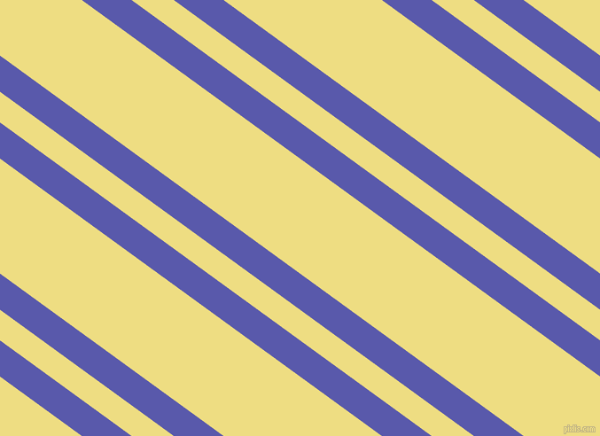 144 degree angles dual stripe lines, 33 pixel lines width, 28 and 105 pixels line spacing, Rich Blue and Light Goldenrod dual two line striped seamless tileable
