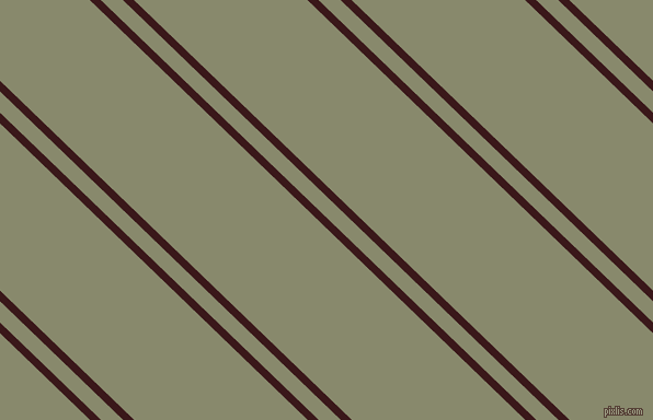 136 degree angles dual stripe line, 7 pixel line width, 14 and 110 pixels line spacing, Rustic Red and Bitter dual two line striped seamless tileable