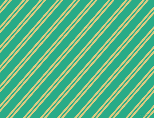 49 degree angles dual stripes line, 6 pixel line width, 4 and 26 pixels line spacing, Sandwisp and Jungle Green dual two line striped seamless tileable