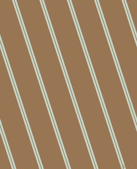 108 degree angles dual striped lines, 6 pixel lines width, 2 and 71 pixels line spacing, Sea Mist and Pale Brown dual two line striped seamless tileable