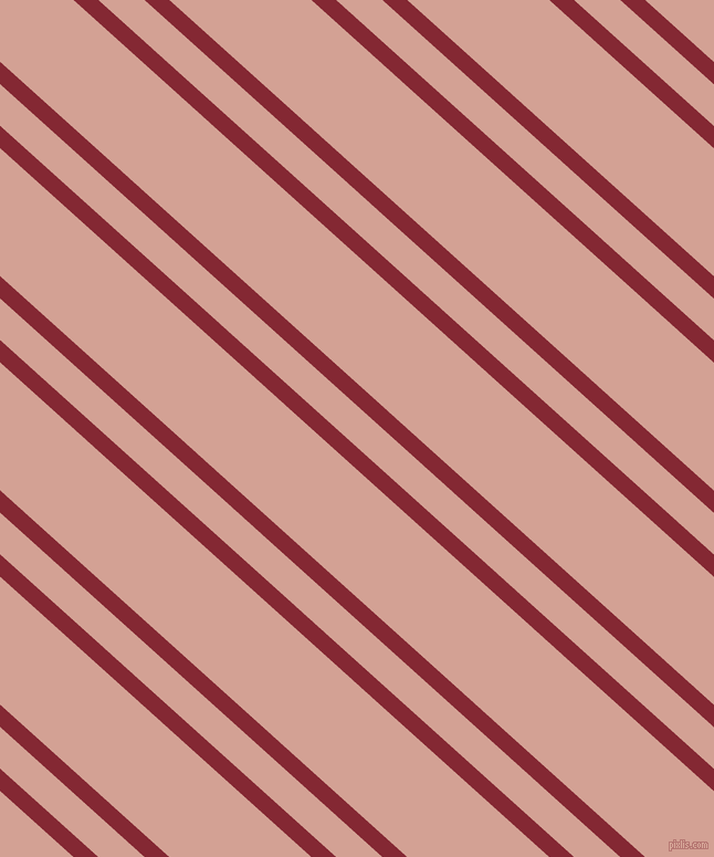 138 degree angle dual stripe lines, 15 pixel lines width, 28 and 86 pixel line spacing, Shiraz and Rose dual two line striped seamless tileable
