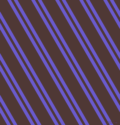120 degree angle dual stripe line, 11 pixel line width, 8 and 40 pixel line spacing, Slate Blue and Cocoa Bean dual two line striped seamless tileable