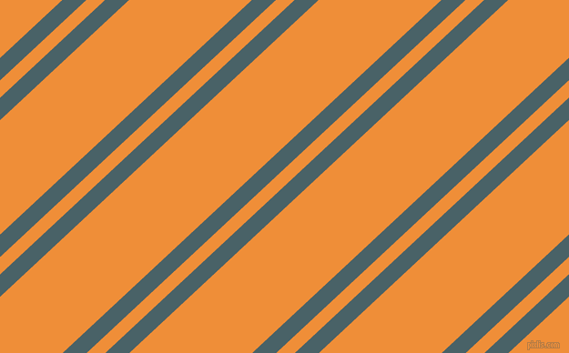 43 degree angles dual stripe line, 18 pixel line width, 14 and 92 pixels line spacing, Smalt Blue and Sun dual two line striped seamless tileable