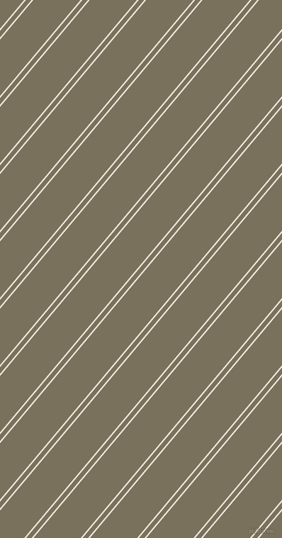 50 degree angle dual stripes lines, 2 pixel lines width, 6 and 51 pixel line spacing, Soapstone and Pablo dual two line striped seamless tileable