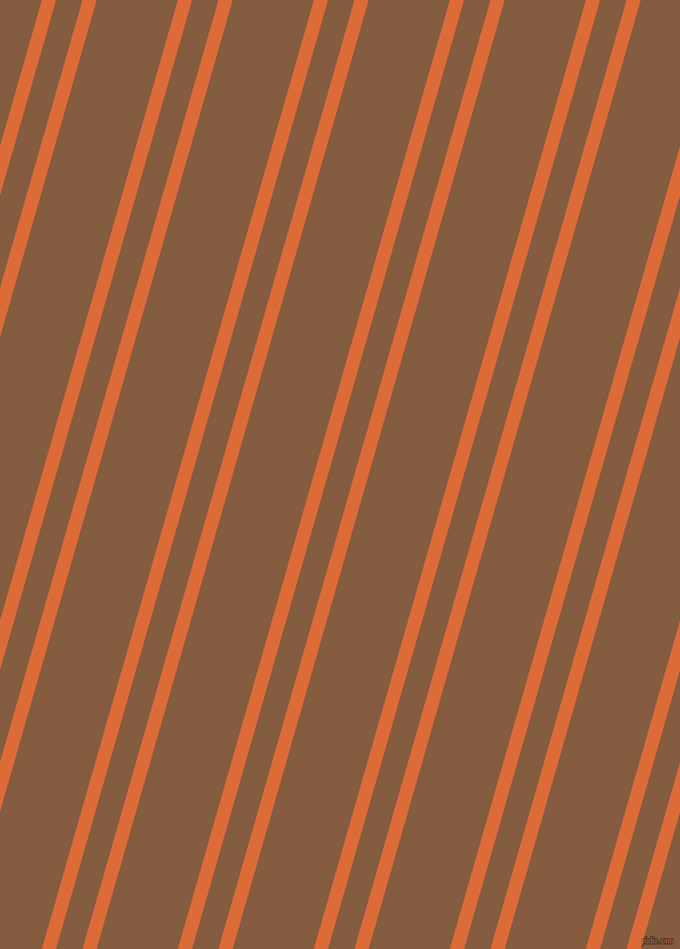 74 degree angles dual striped line, 15 pixel line width, 28 and 86 pixels line spacing, Sorbus and Potters Clay dual two line striped seamless tileable
