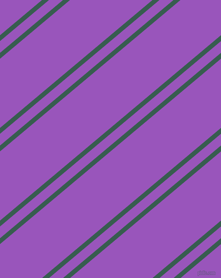 40 degree angles dual stripes lines, 9 pixel lines width, 18 and 106 pixels line spacing, Spectra and Deep Lilac dual two line striped seamless tileable
