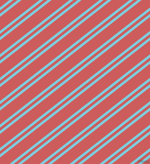38 degree angle dual stripes line, 8 pixel line width, 8 and 35 pixel line spacing, Spray and Indian Red dual two line striped seamless tileable