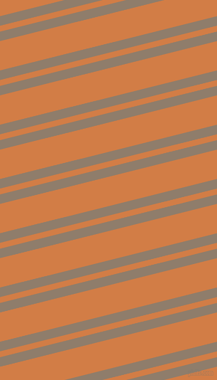 14 degree angle dual stripe lines, 13 pixel lines width, 8 and 40 pixel line spacing, Squirrel and Raw Sienna dual two line striped seamless tileable