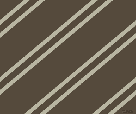 40 degree angles dual striped lines, 13 pixel lines width, 20 and 100 pixels line spacing, Tana and Metallic Bronze dual two line striped seamless tileable