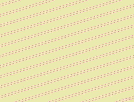 17 degree angle dual striped lines, 1 pixel lines width, 6 and 29 pixel line spacing, Tea Rose and Medium Goldenrod dual two line striped seamless tileable
