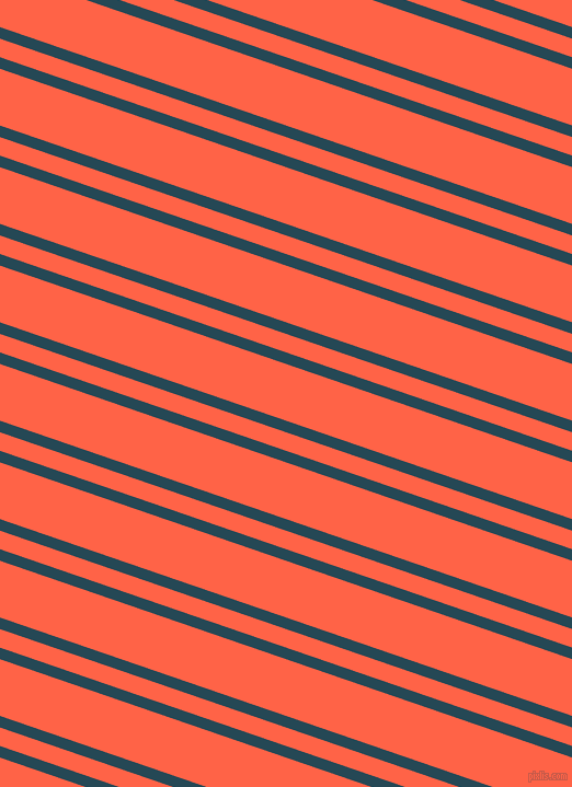 161 degree angles dual striped lines, 10 pixel lines width, 16 and 49 pixels line spacing, Teal Blue and Tomato dual two line striped seamless tileable