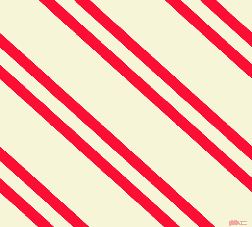 138 degree angles dual stripe line, 22 pixel line width, 26 and 102 pixels line spacing, Torch Red and Hint Of Yellow dual two line striped seamless tileable