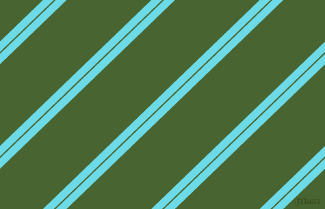 44 degree angles dual stripes lines, 11 pixel lines width, 2 and 86 pixels line spacing, Turquoise Blue and Dell dual two line striped seamless tileable