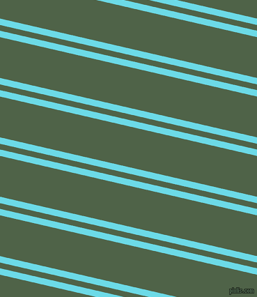 167 degree angles dual striped lines, 9 pixel lines width, 8 and 57 pixels line spacing, Turquoise Blue and Tom Thumb dual two line striped seamless tileable